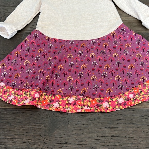 Matilda Jane 435 Apple Tree Shimmer Dress Floral Girl’s Size 10 - Picture 4 of 8